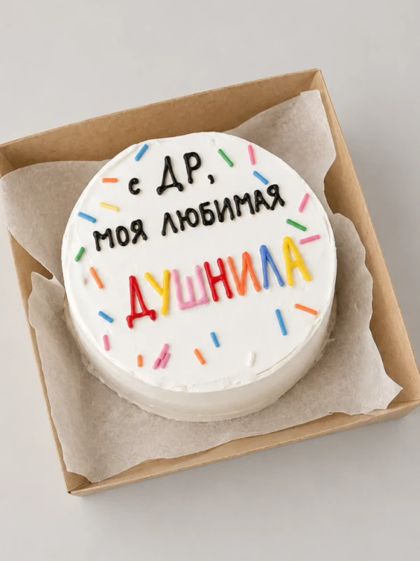 Бенто - торт "С ДР, моя любимая душнила!"